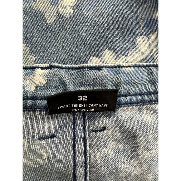 Pleasures Garden Denim Cargo Pants in Indigo - Picture 6 of 6